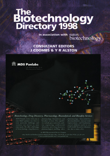 The Biotechnology Directory 1998