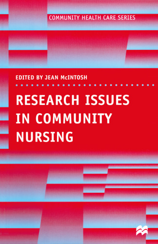 Research Issues in Community Nursing
