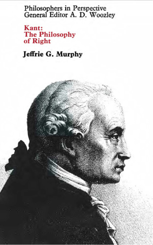 Kant: The Philosophy of Right