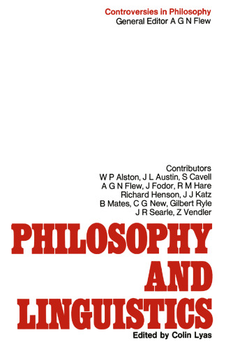 Philosophy and Linguistics