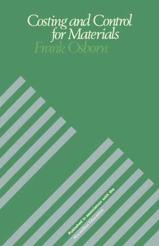 Costing and Control for Materials