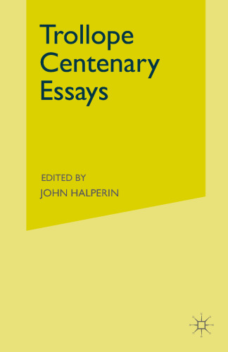 Trollope Centenary Essays