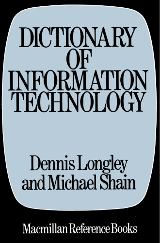 Dictionary of Information Technology