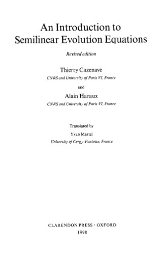 An introduction to semilinear evolution equations