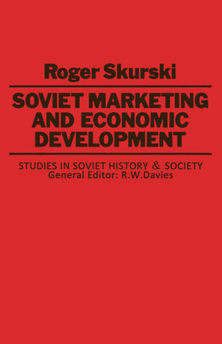 Soviet Marketing and Economic Development