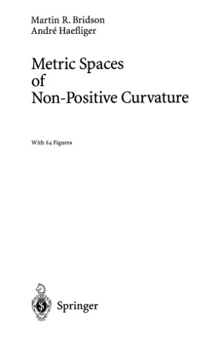 Metric Spaces of Non-Positive Curvature
