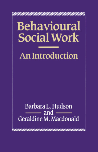 Behavioural Social Work: An Introduction