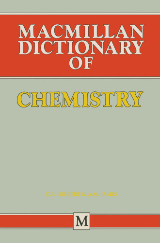Macmillan Dictionary of Chemistry