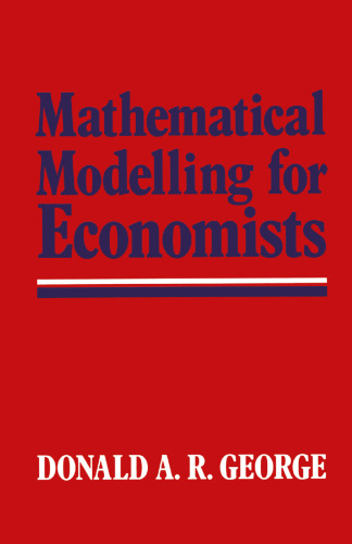 Mathematical Modelling for Economists