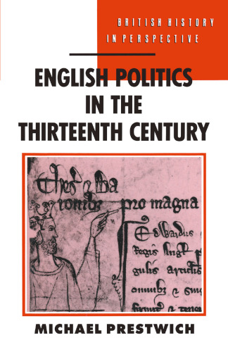 English Politics in the Thirteenth Century
