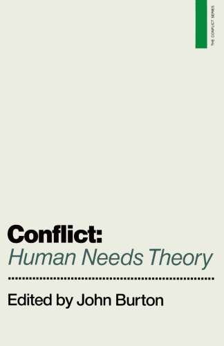 Conflict: Human Needs Theory