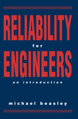 Reliability for Engineers: An Introduction