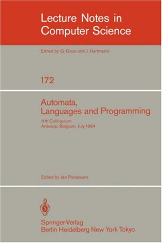 Automata, Languages and Programming: 11th Colloquium Antwerp, Belgium, July 16–20, 1984