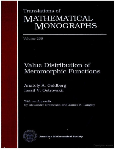 Value distribution of meromorphic functions