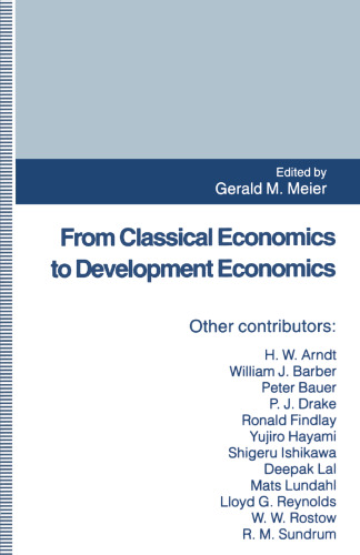 From Classical Economics to Development Economics