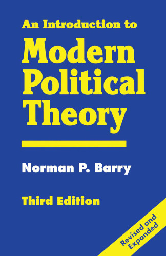 An Introduction to Modern Political Theory