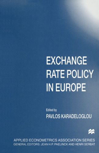 Exchange Rate Policy in Europe