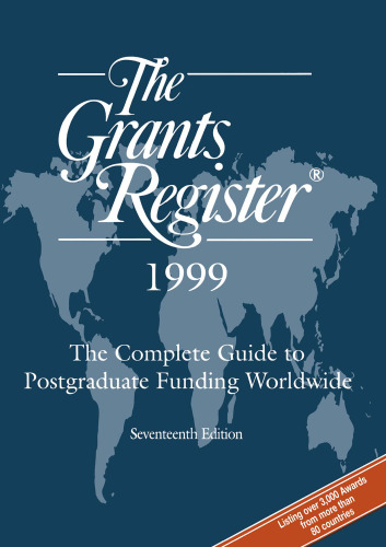 The Grants Register® 1999