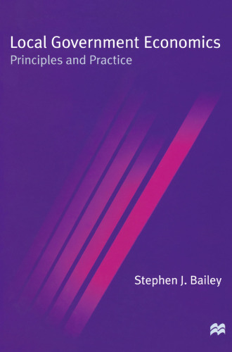 Local Government Economics: Principles and Practice