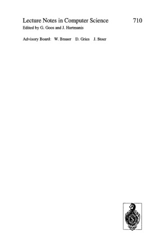 Fundamentals of Computation Theory: 9th International Conference, FCT '93 Szeged, Hungary, August 23–27, 1993 Proceedings