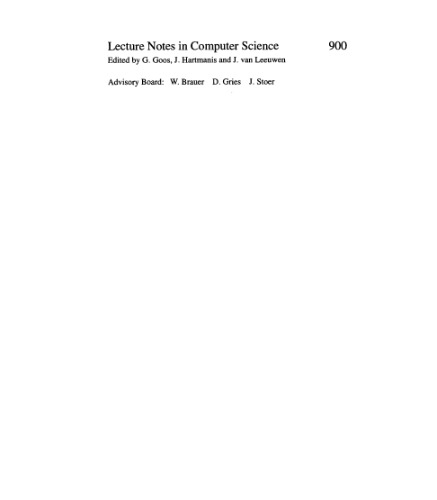 STACS 95: 12th Annual Symposium on Theoretical Aspects of Computer Science Munich, Germany, March 2–4, 1995 Proceedings