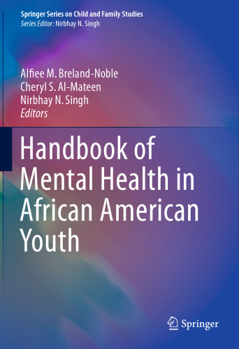 Handbook of Mental Health in African American Youth