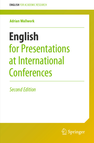 English for Presentations at International Conferences 