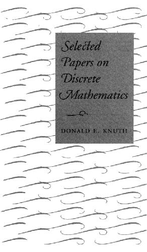 Selected papers on discrete mathematics