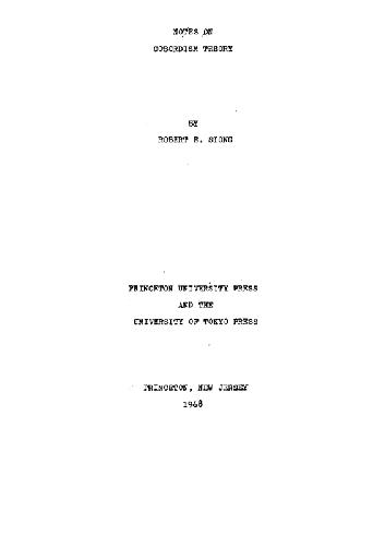 Notes on cobordism theory, 