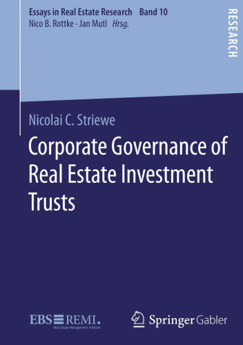 Corporate Governance of Real Estate Investment Trusts
