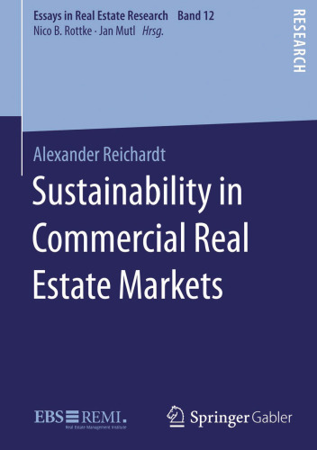 Sustainability in Commercial Real Estate Markets
