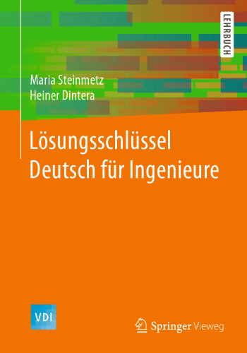 Lösungsschlüssel Deutsch für Ingenieure