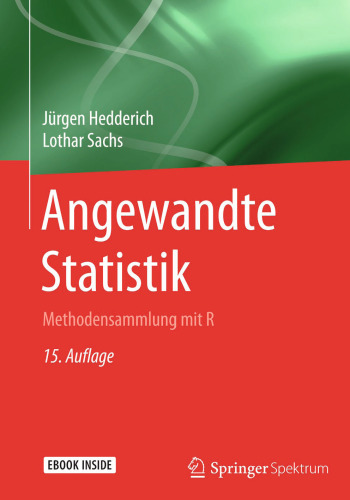 Angewandte Statistik: Methodensammlung mit R