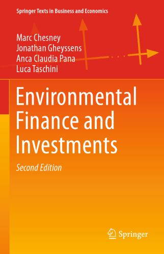 Environmental Finance and Investments