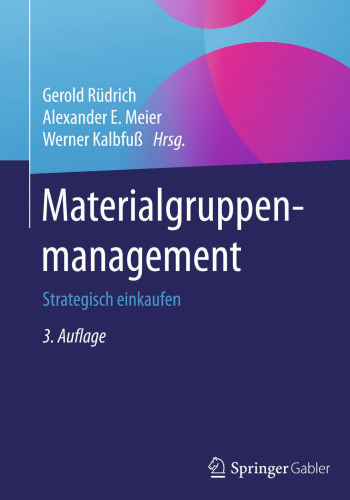 Materialgruppenmanagement: Strategisch einkaufen