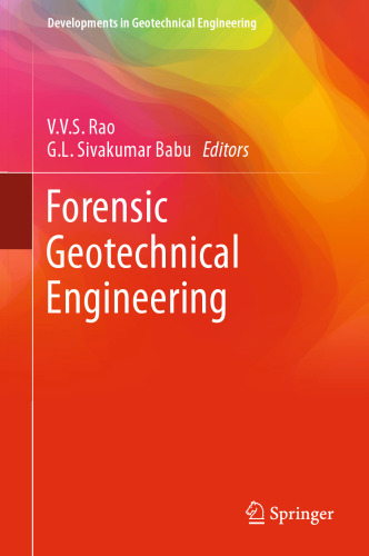 Forensic Geotechnical Engineering