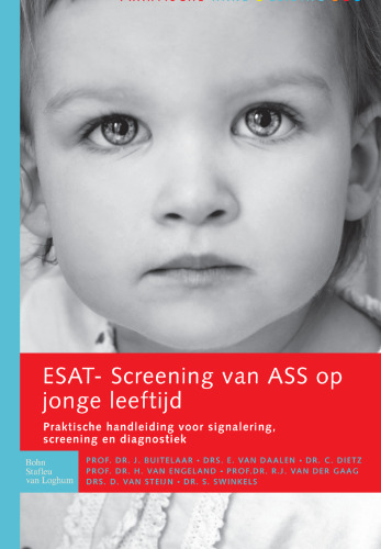 ESAT- Screening van ASS op jonge leeftijd: Praktische handleiding voor signalering, screening en diagnostiek