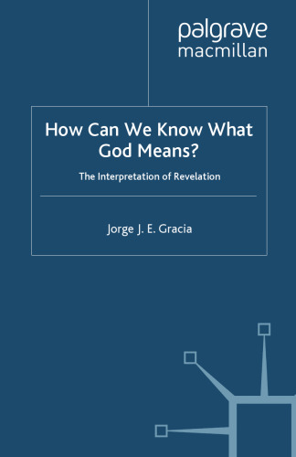 How Can We Know What God Means?: The Interpretation of Revelation