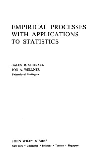 Empirical processes with applications to statistics