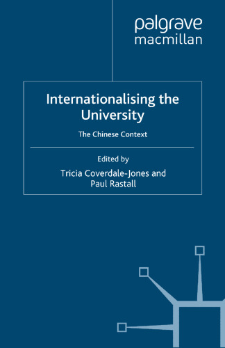 Internationalising the University: The Chinese Context