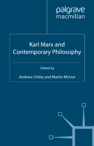 Karl Marx and Contemporary Philosophy