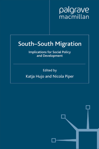 South-South Migration: Implications for Social Policy and Development