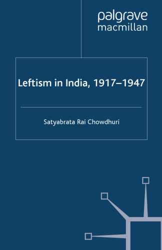 Leftism in India, 1917–1947