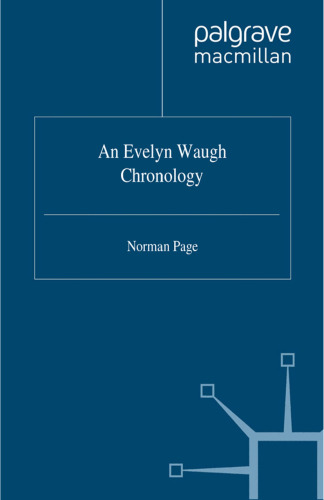 An Evelyn Waugh Chronology