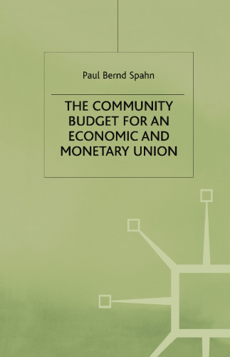 The Community Budget for an Economic and Monetary Union