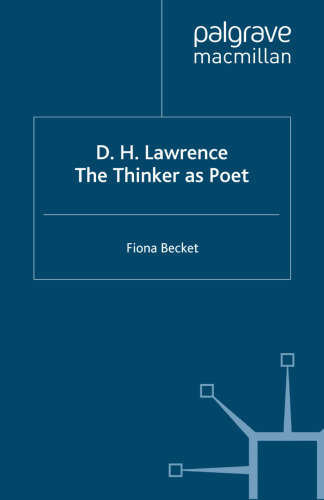 D. H. Lawrence The Thinker as Poet