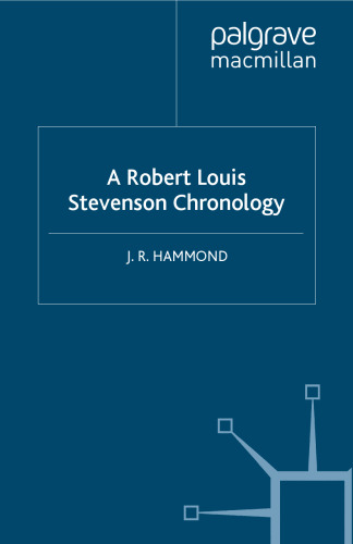A Robert Louis Stevenson Chronology