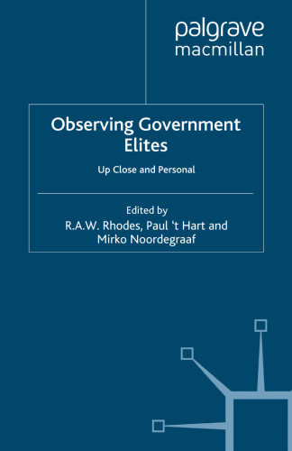 Observing Government Elites: Up Close and Personal