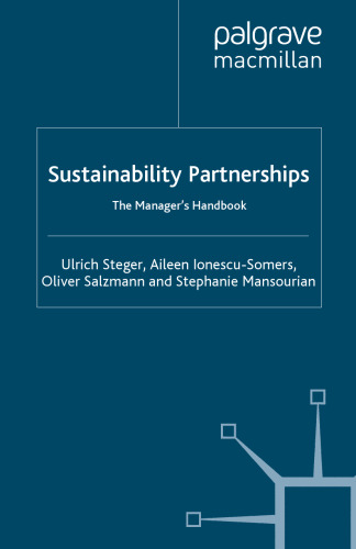 Sustainability Partnerships: The Manager’s Handbook