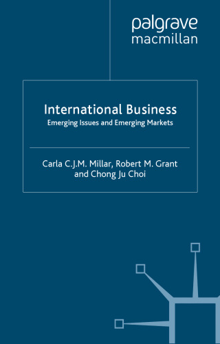 International Business: Emerging Issues and Emerging Markets